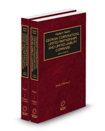 Kaplan's Nadler Georgia Corporations, Limited Partnerships and Limited Liability Companies, 2025-2026 ed.