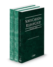 North Carolina Court Rules State Federal and Federal KeyRules V.Iand II-IIa