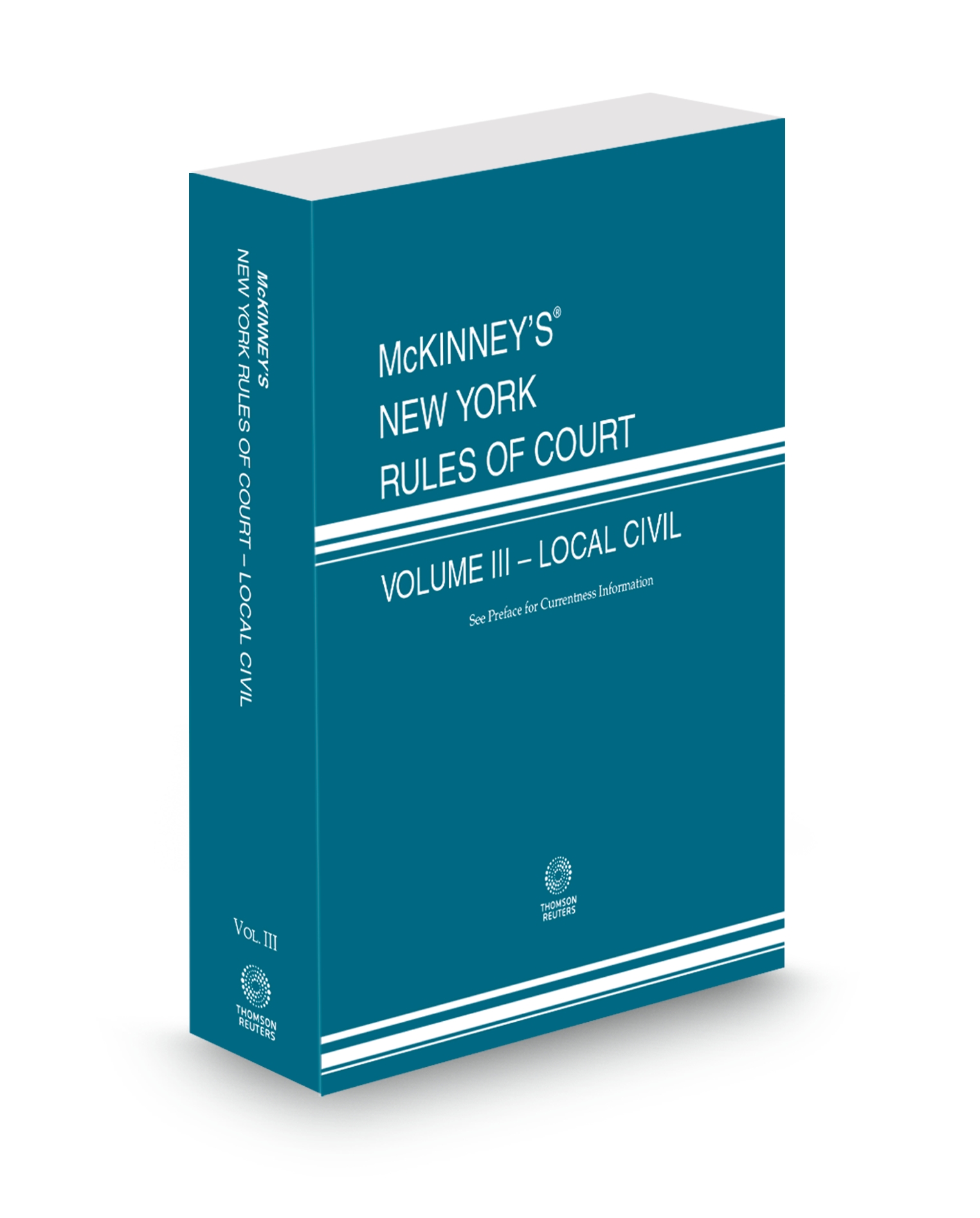 Cover of NY COURT RULES LOCAL COURT V.III FULL SET