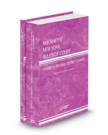 New York Court Rules Federal District Court and Federal Bankruptcy Court V.II and IIa, 2026 ed.