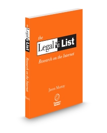 The Legal List Reasearch On The Internet, 2025-2026 ed.
