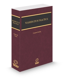 Washington Practice General Index