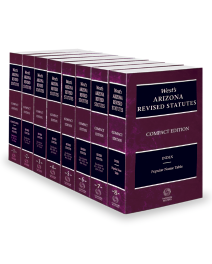 Arizona Revised Statutes Compact Edition Constitution/Rev Statutes