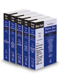 New York Pattern Jury Instructions, Civil, 2026 ed.