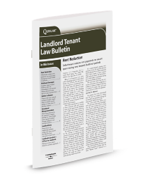 Quinlan Landlord Tenant Law Bulletin, Volume 47