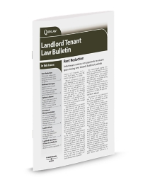 Quinlan Landlord Tenant Law Bulletin, Volume 47