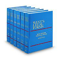 West's Legal Forms V.19-23 Real Estate Transactions-Commercial Real Estate, 2025-2026 ed.
