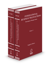 Folsom International Business Transactions V.1 and 2 Practitioner Treatise, 2025-2026 ed.