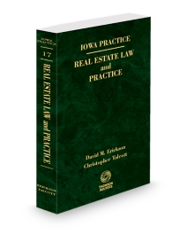 Iowa Practice V.17 Real Estate, 2025-2026 ed.