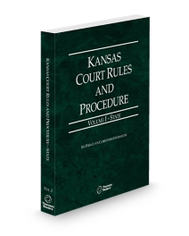 Kansas Court Rules and Procedure State V.I, 2026 ed.