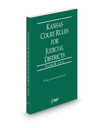 Kansas Court Rules and Procedure Local V.III, 2026 ed.