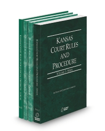 Kansas Court Rules State, Federal, Federal KeyRules and Local V.I-III