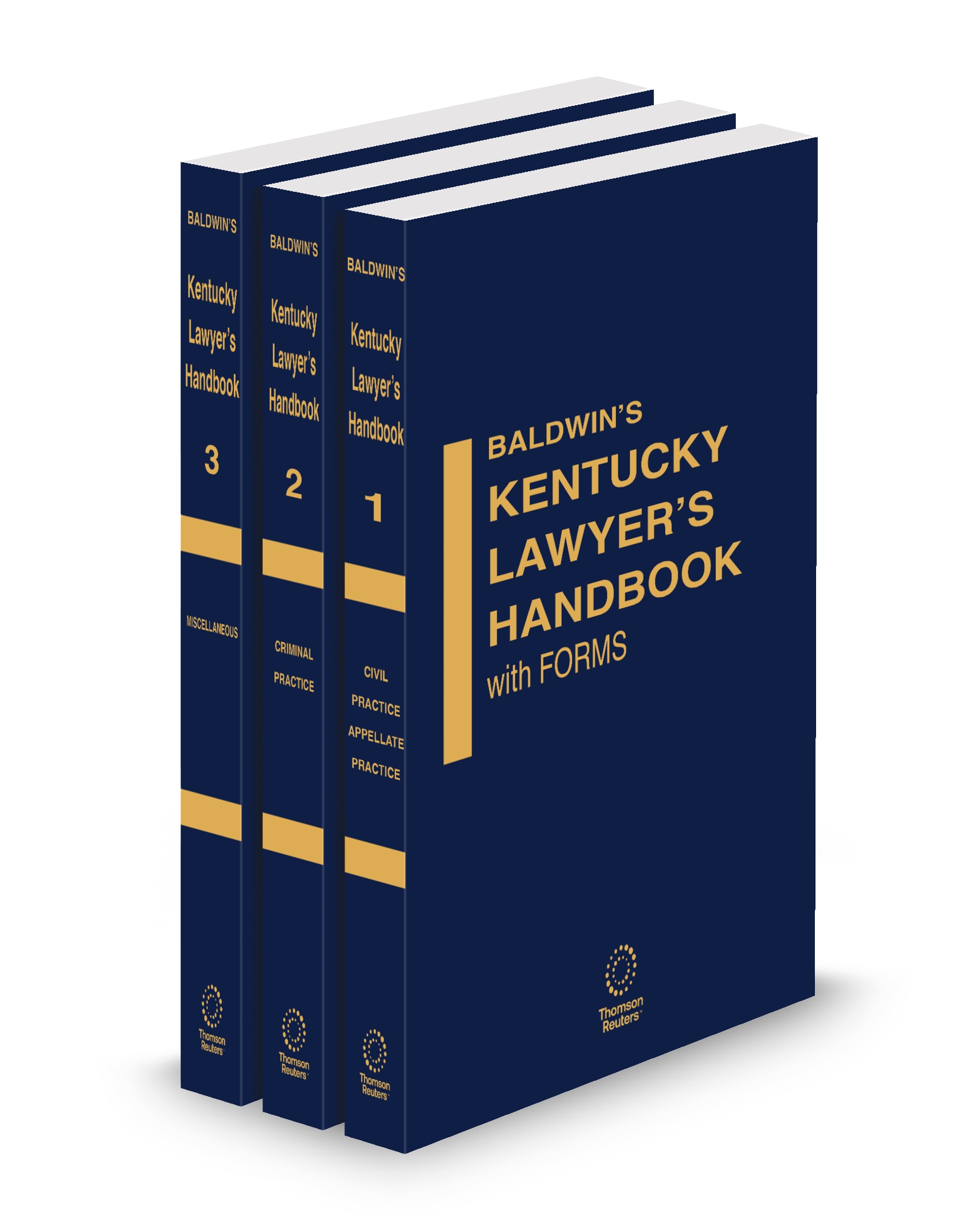 Cover of KY LAWYERS HANDBOOK WITH FORMS V.1-3 FULL SET