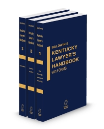 Kentucky Lawyers Handbook With Forms V.1-3