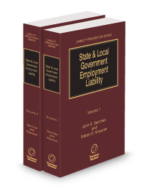 State and Local Government Employee Liability, 2025-2026 ed.