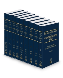 Bruner Construction Law Treatise, 2026 ed.