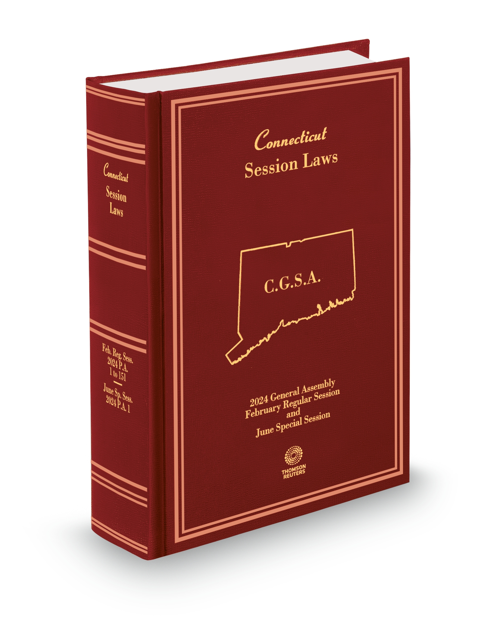 Cover of CT SESSION LAWS ACTS OF THE GENERAL ASSEMBLY FULL SET