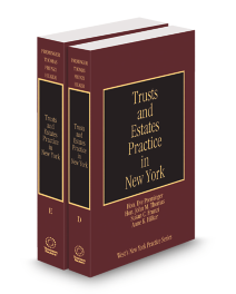 New York Practice V.D and E: Trusts and Estates Practice, 2025-2026 ed.