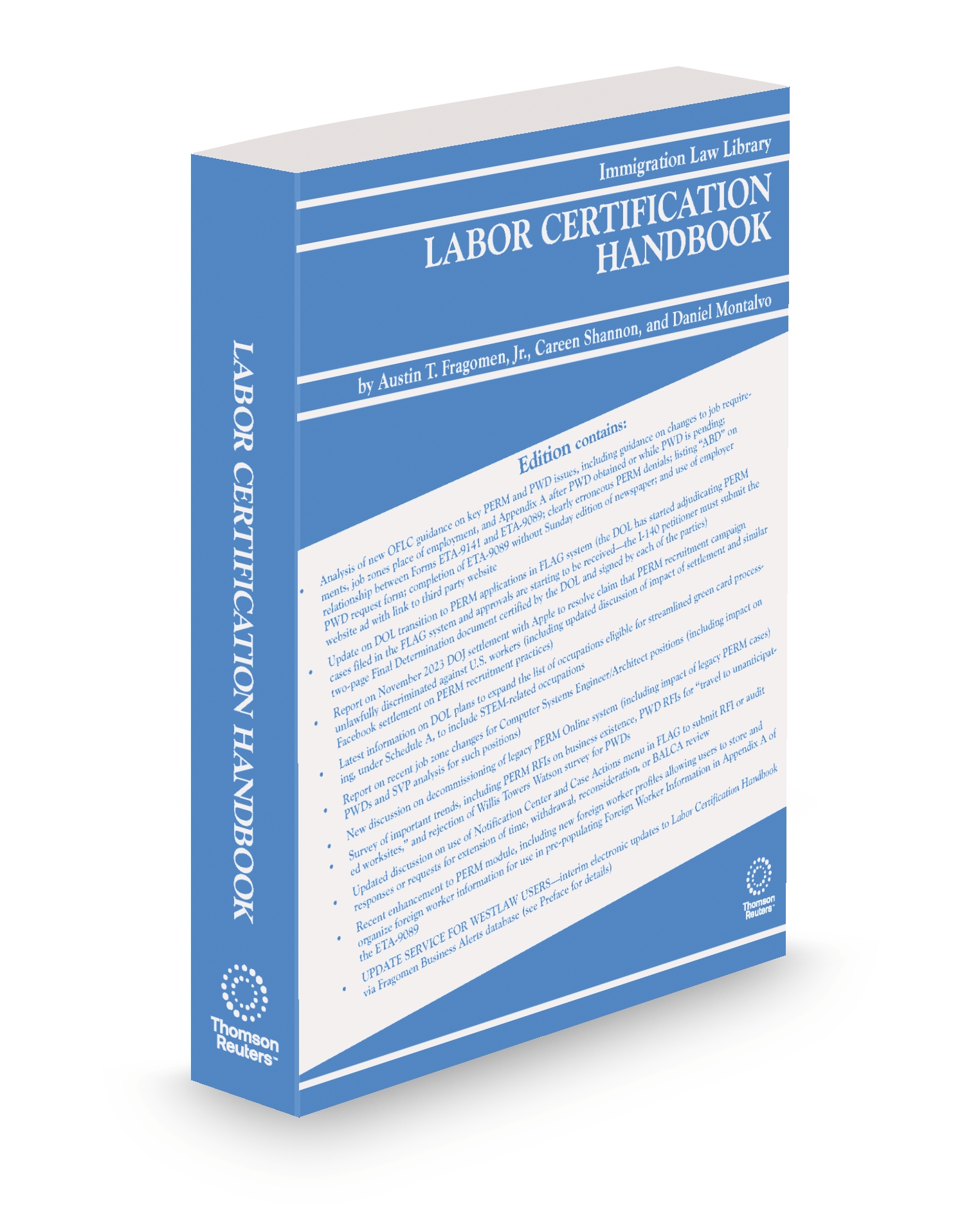 Cover of LABOR CERTIFICATION HANDBOOK SUB