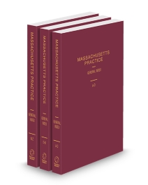 Massachusetts Practice General Index