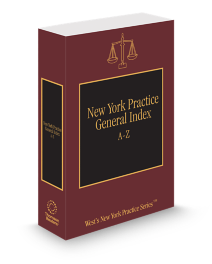 New York Practice General Index