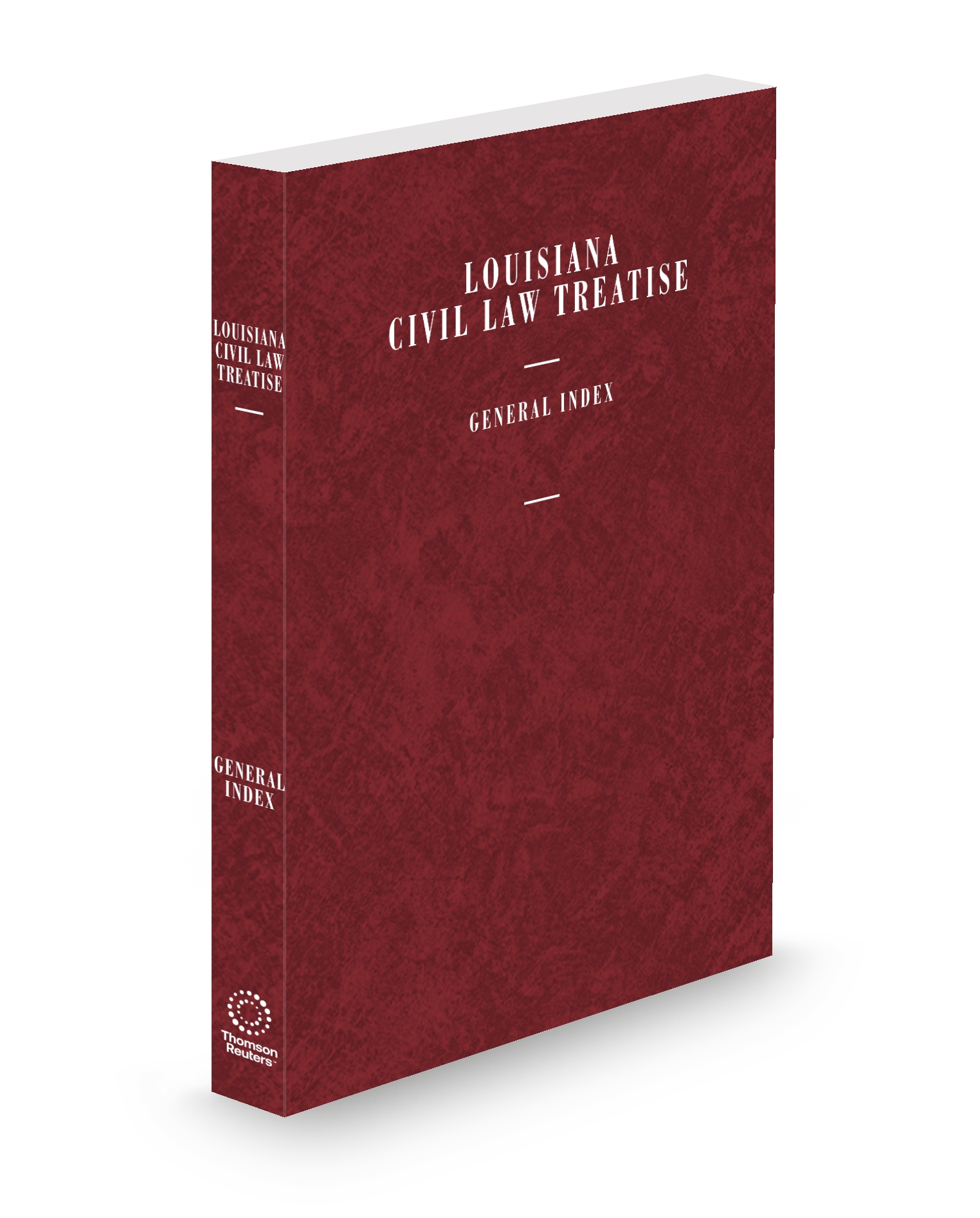 Cover of LA CIVIL LAW TREATISE GENERAL INDEX SUB