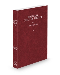 Louisiana Civil Law Treatise General Index