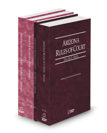 Arizona Court Rules State State KeyRules Federal and Federal KeyRules V.I-V.IIa