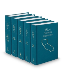 California Session Laws