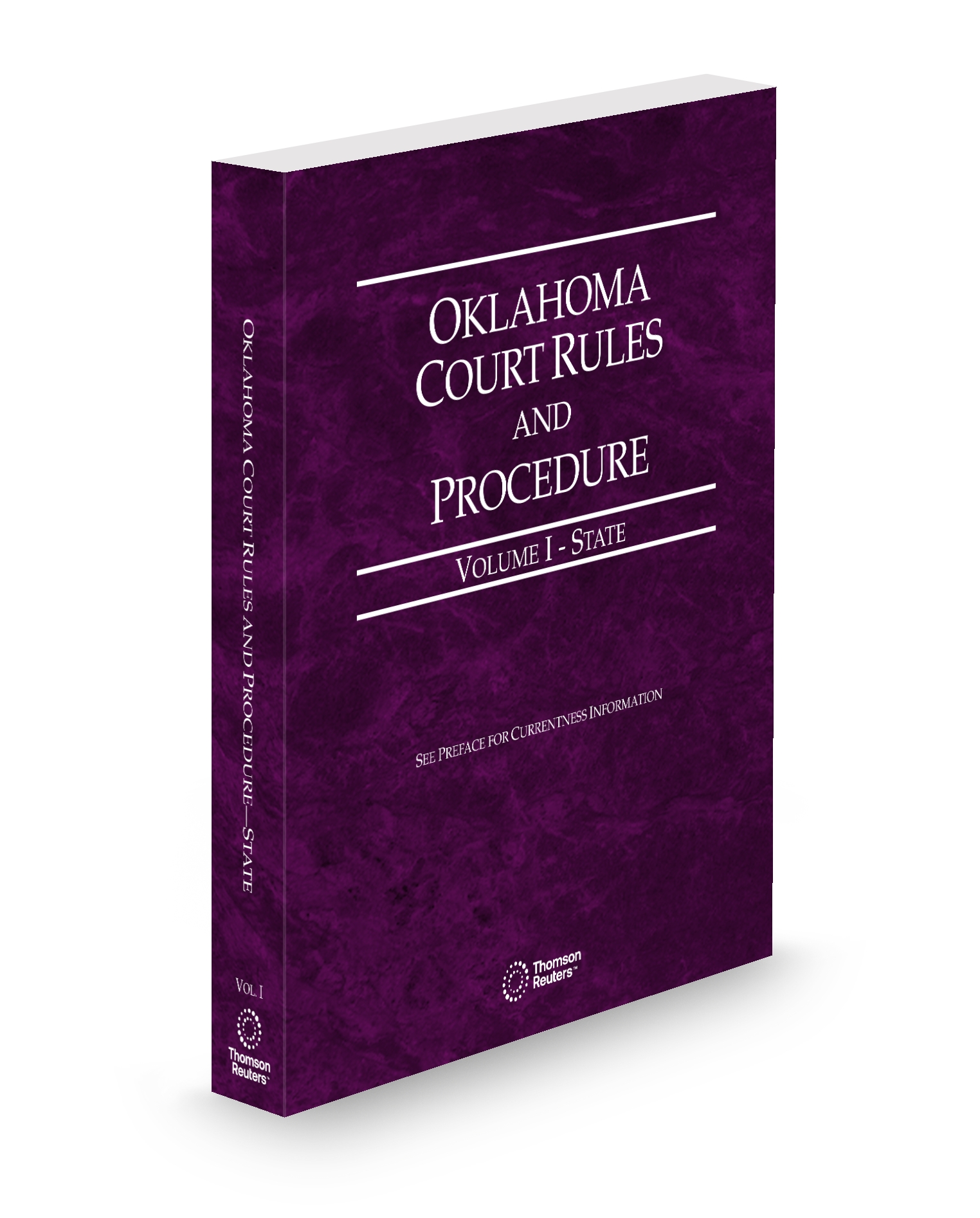 Cover of OK COURT RULES STATE V.I FULL SET