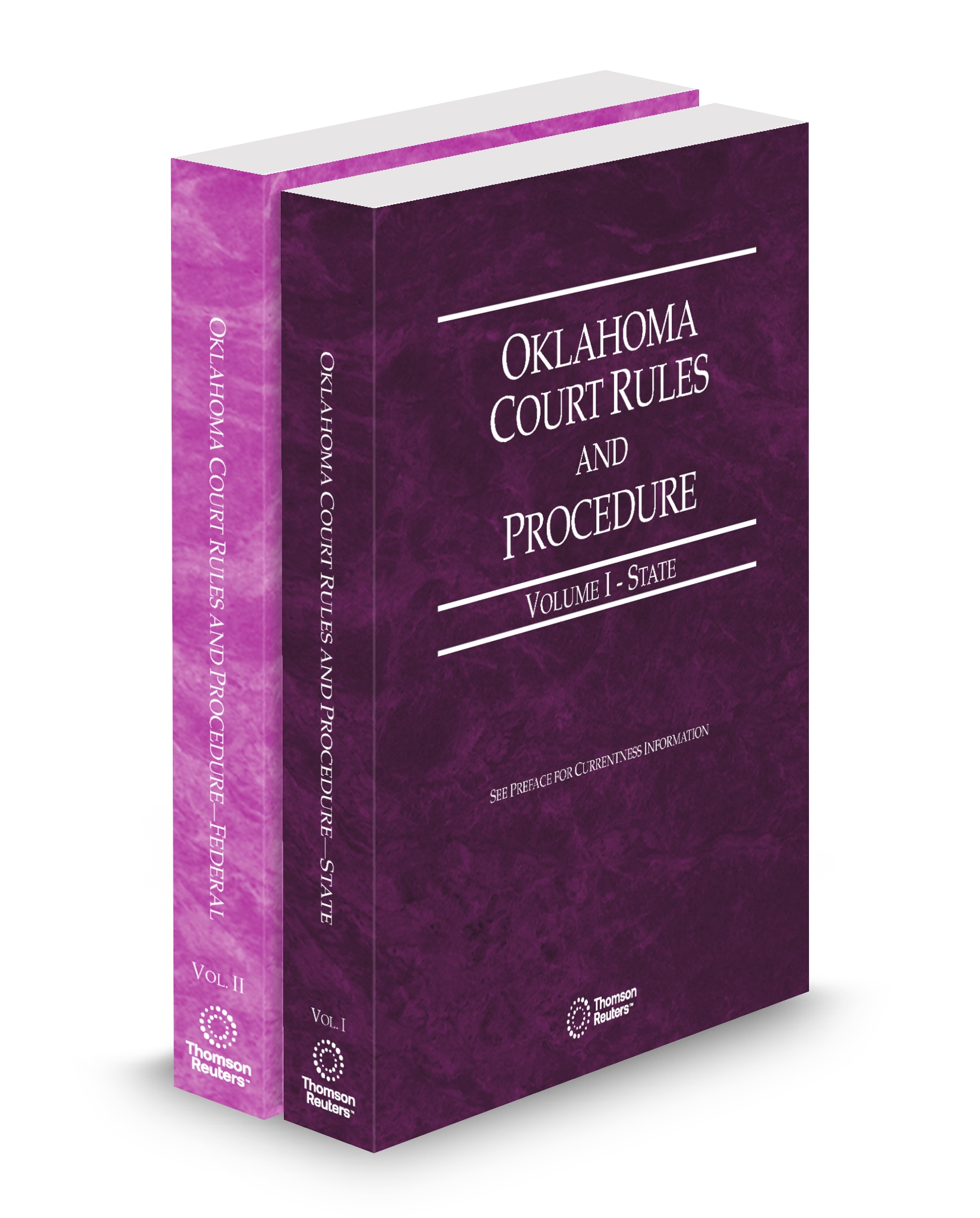 Cover of OK COURT RULES STATE AND FEDERAL V.I-II FULL SET