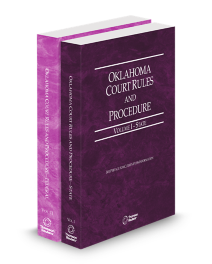 Oklahoma Court Rules State and Federal V.I-II, 2026 ed.
