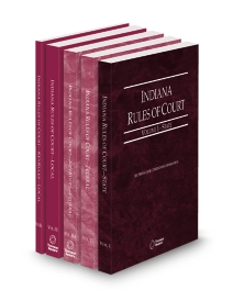 Indiana Court Rules State, Federal, Federal KeyRules, Local and Local KeyRules V.I-IIIa