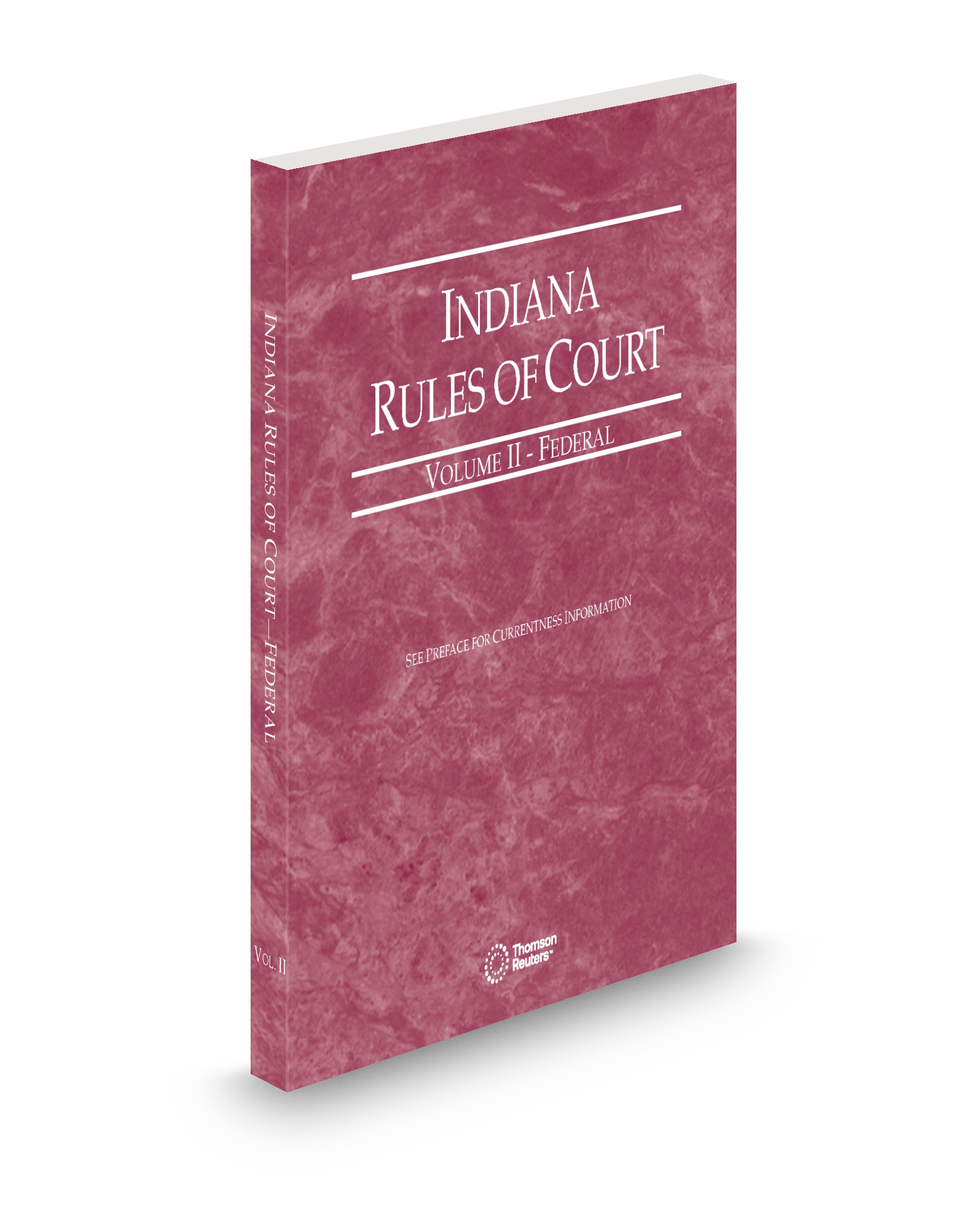 Cover of IN COURT RULES FEDERAL V.II FULL SET