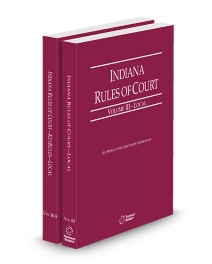 Indiana Court Rules Local and Local Keyrule V.III-IIIa