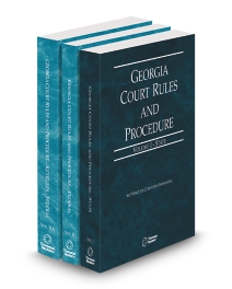 Georgia Court Rules State, Federal and Federal KeyRules V.I-IIa
