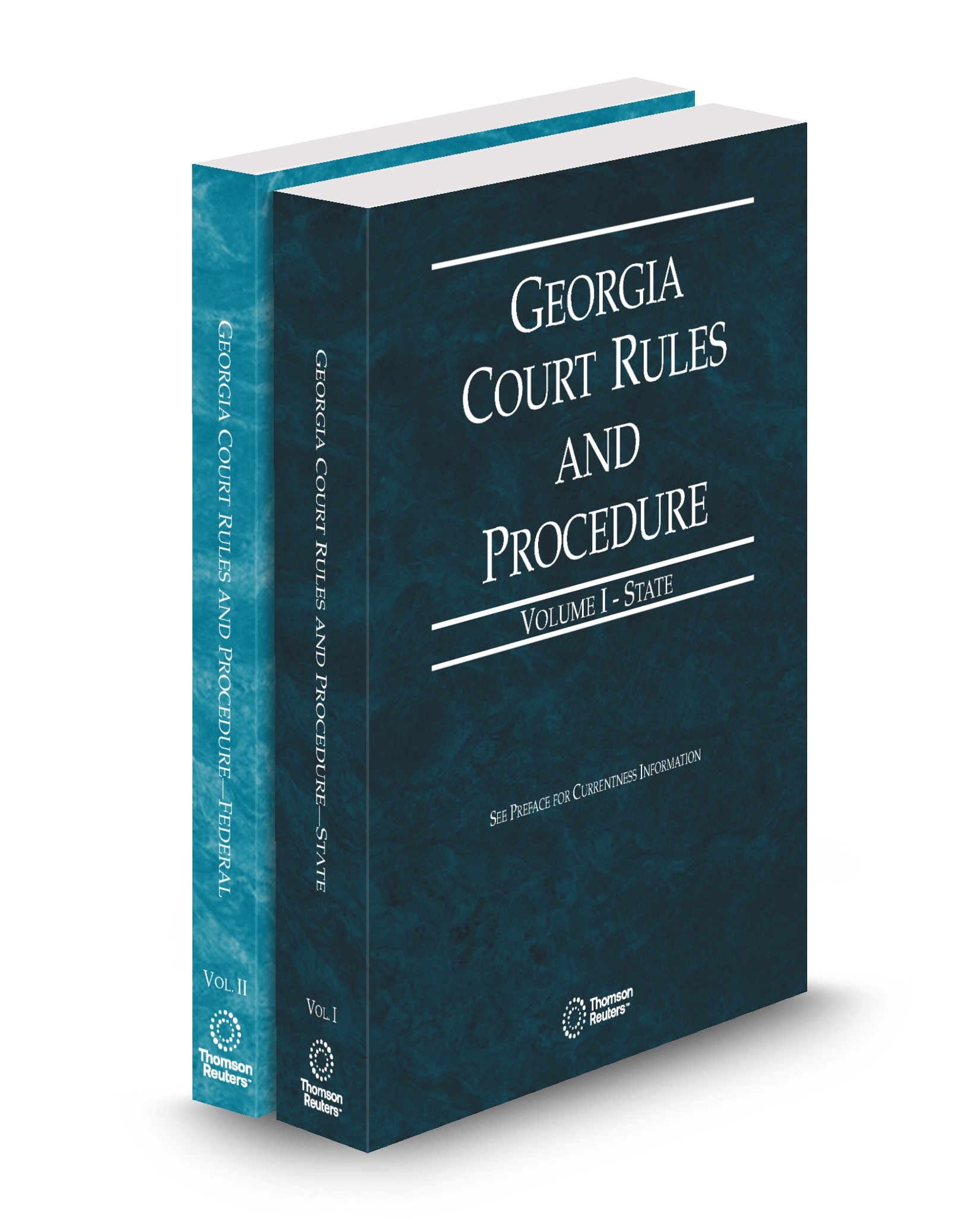 Cover of GA COURT RULES STATE AND FEDERAL V.I-II FULL SET