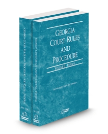 Georgia Court Rules Federal and Federal KeyRules V.II-IIa