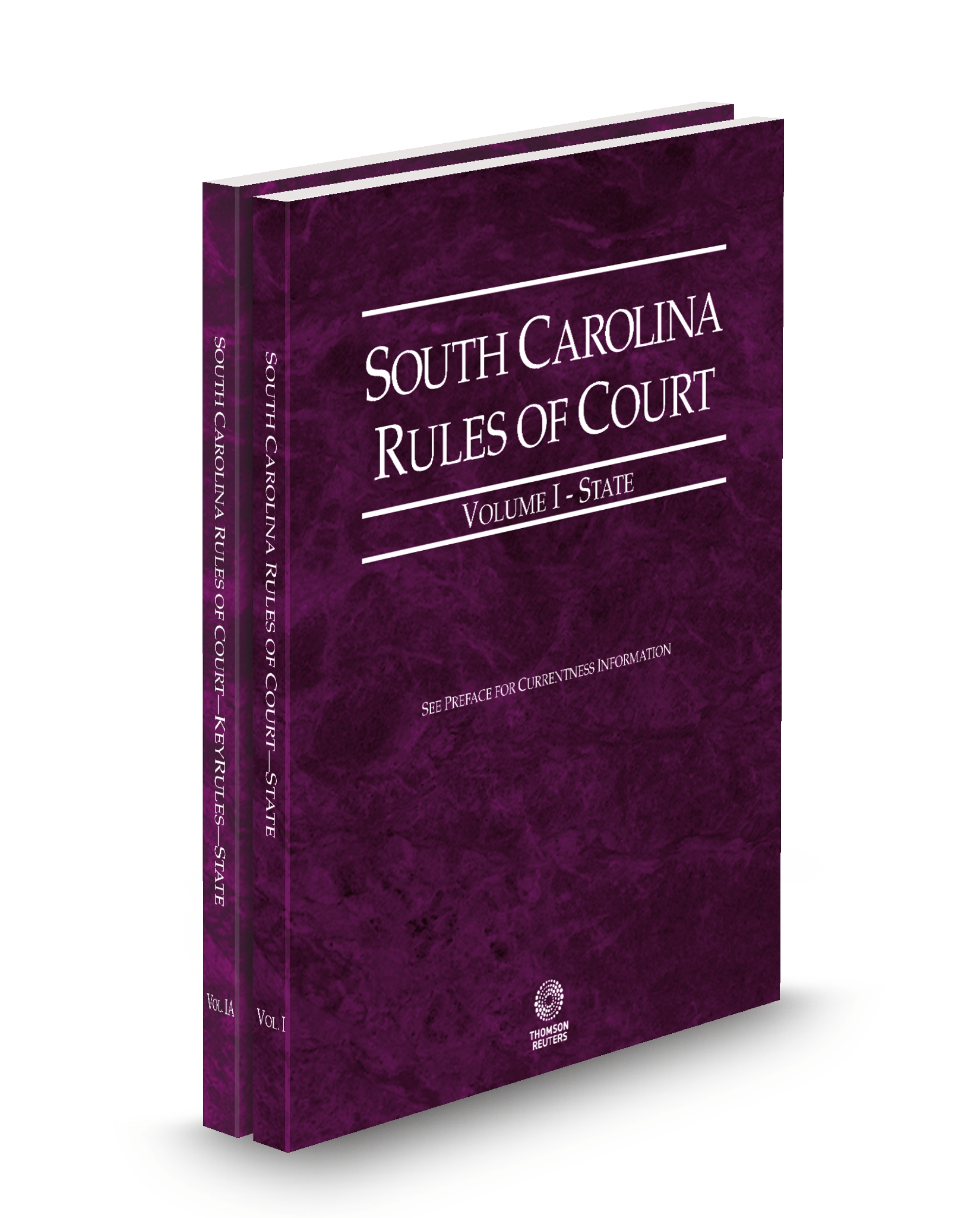 Cover of SC COURT RULES STATE AND STATE KEYRULES S V.I AND IA FULL SET