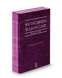 South Carolina Court Rules State Federal and Federal KeyRules V.I To IIa