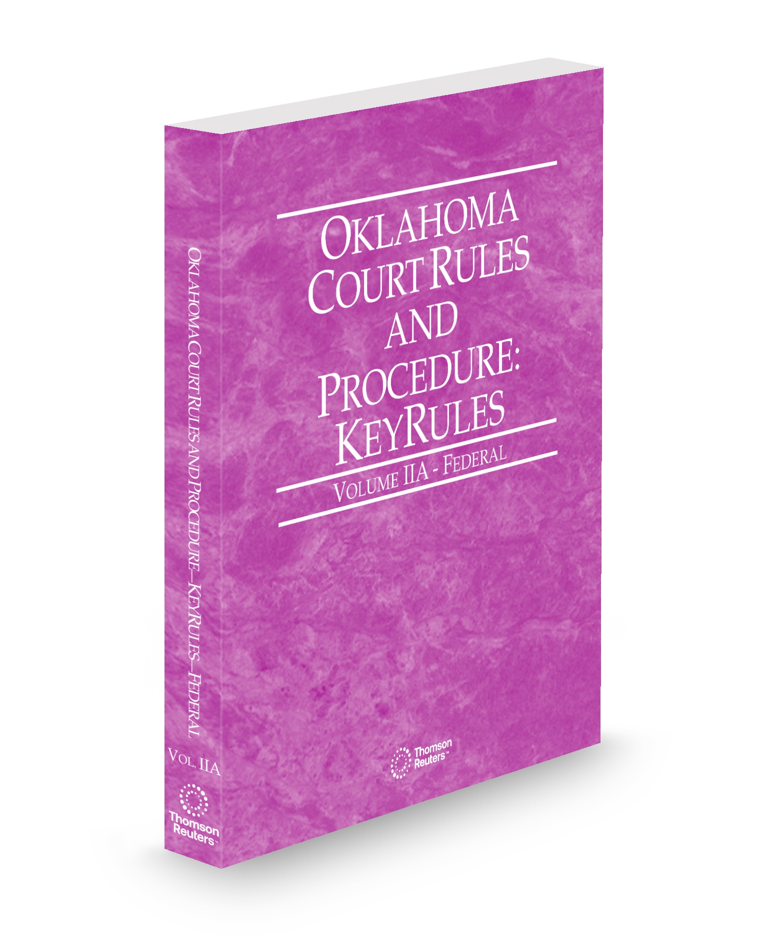 Cover of OK FEDERAL KEYRULES V.IIA SUB
