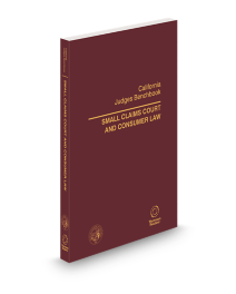 CJER California Small Claims Court Benchbook