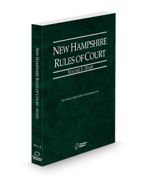 New Hampshire Court Rules State V.1, 2026 ed.