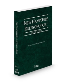 New Hampshire Court Rules State V.1, 2026 ed.