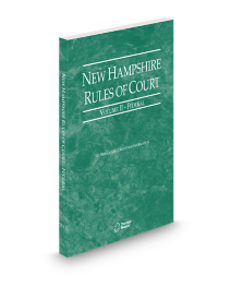 New Hampshire Court Rules Federal V.II, 2026 ed.