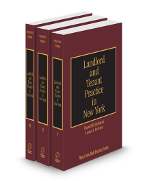 New York Practice V.F To H: Landlord and Tenant Practice, 2026 ed.