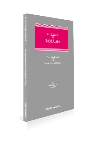 Cover of McGregor on Damages, 22nd Edition, 1st Supplement