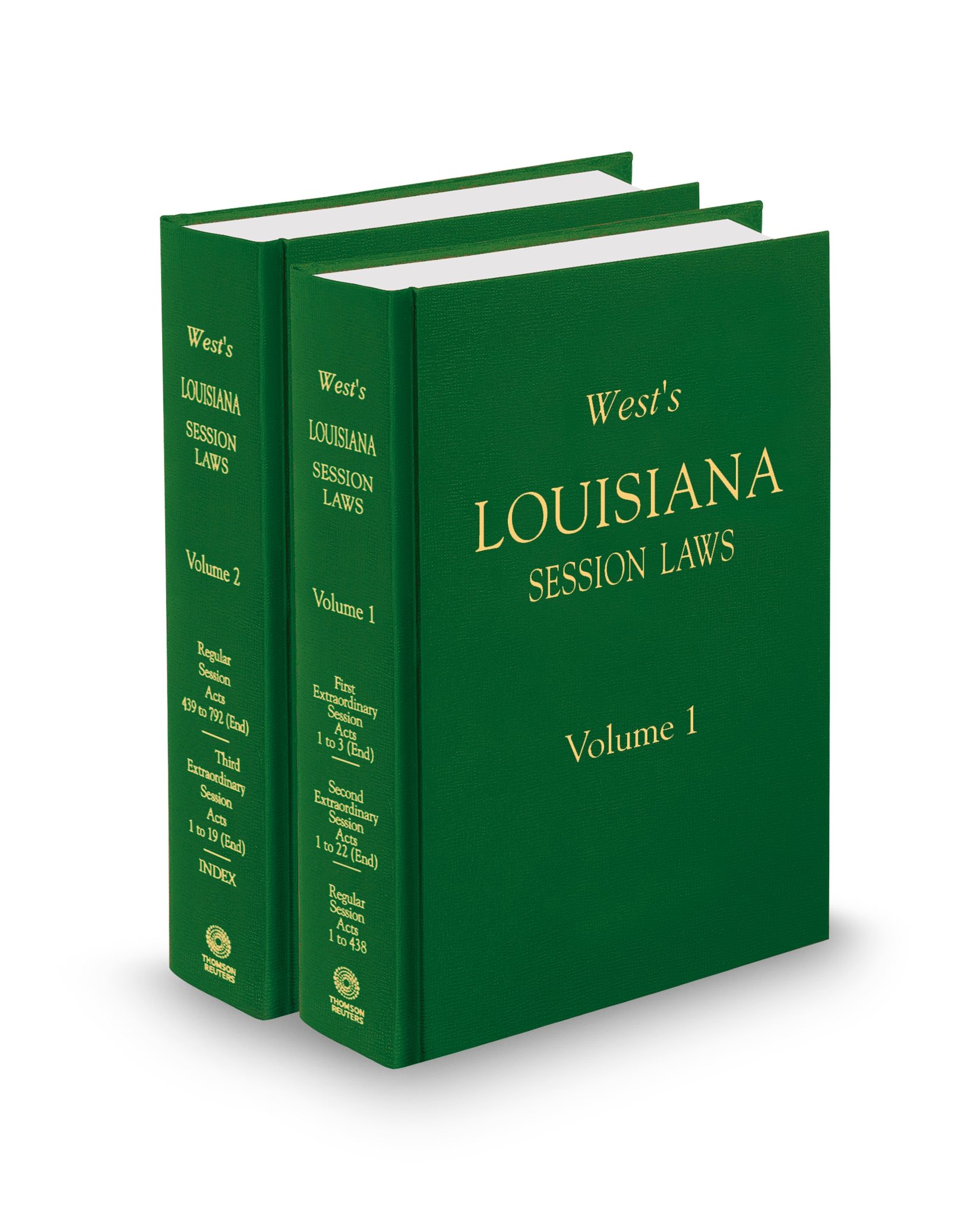 Cover of WEST'S LA SESSION LAWS HARDBOUND VOLS FULL SET