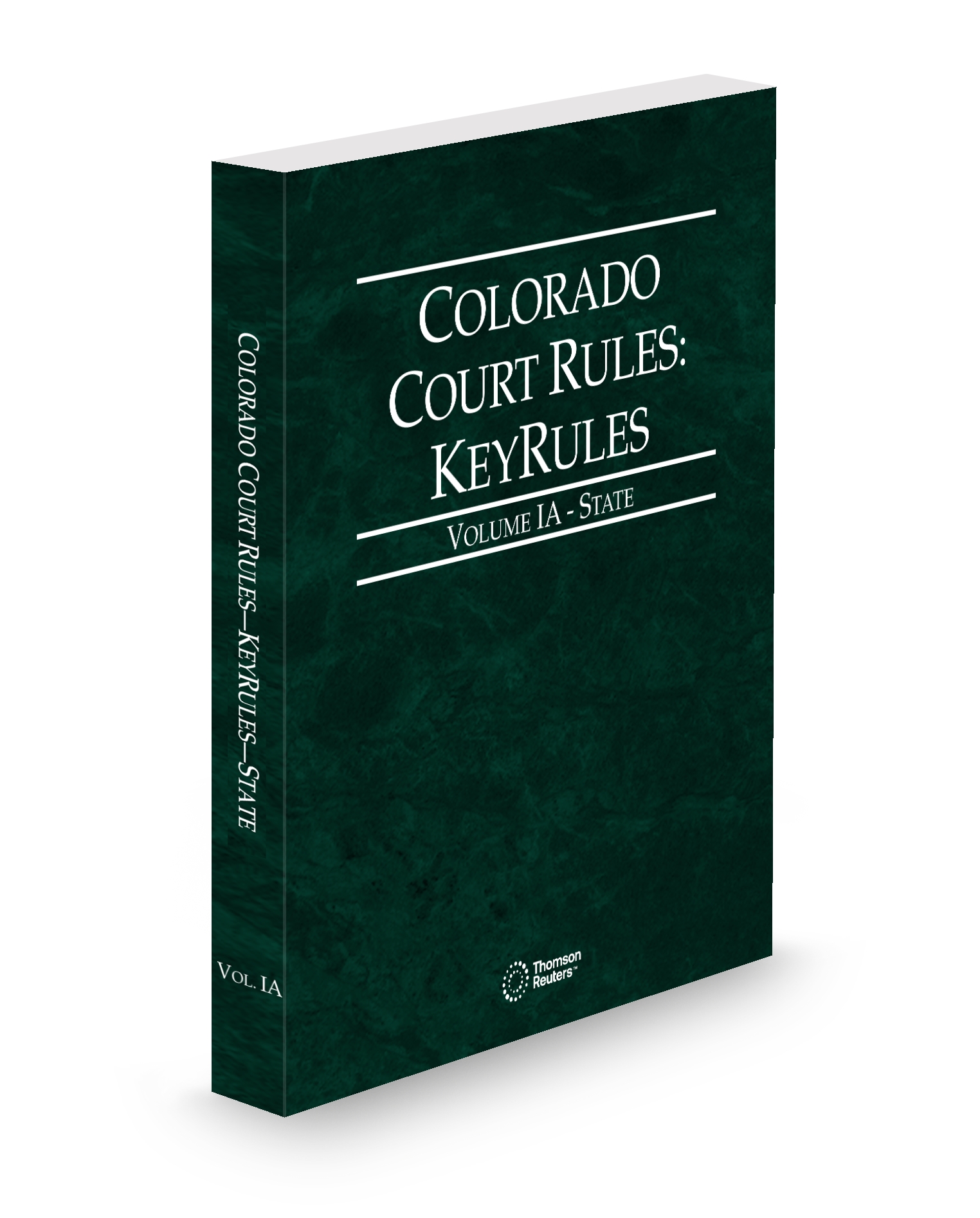Cover of CO STATE KEYRULES V.IA SUB