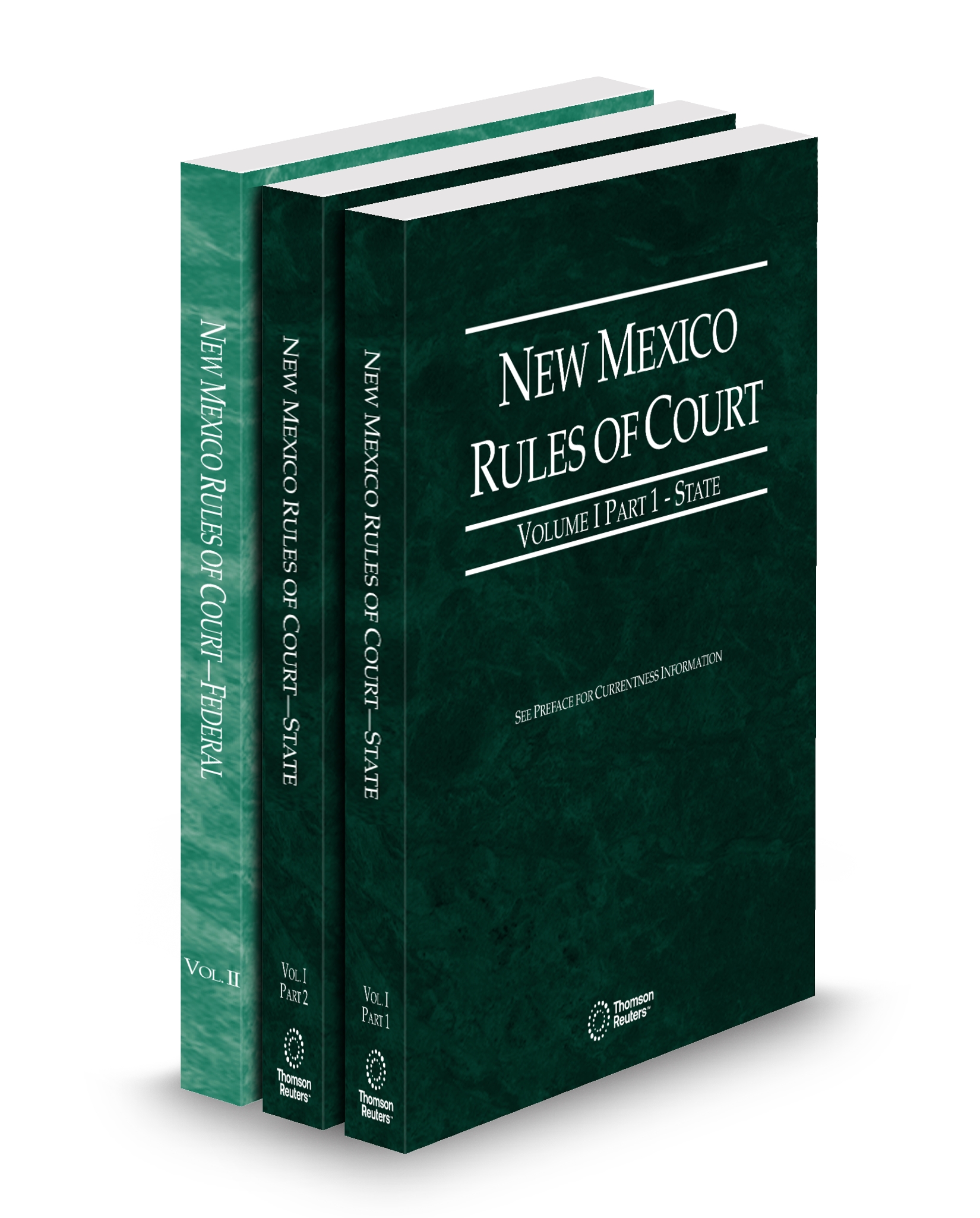 Cover of NM COURT RULES STATE AND FEDERAL V.I AND II FULL SET